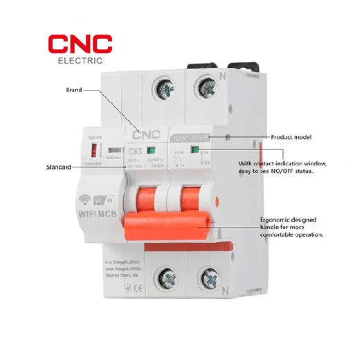 2P WiFi Smart Circuit Breaker