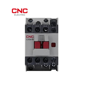 3 Phase Magnetic Contactor 12A, 18A, 25A, 32A, 40A, 50A, 65A, 80A, 95A, 160A, CJX2s | NO/NC Coil Voltage Control front view Pakistan
