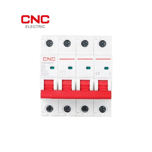 CNC DC 4 Pole MCB 1000V | Solar PV Breaker front view DC solar circuit breaker Pakistan