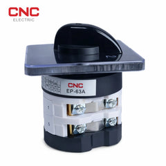 CNC 2 Pole Changeover Switch 63A | DIN Rail perspective view changeover switch Pakistan