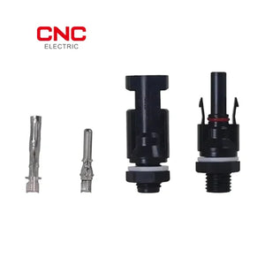 CNC DC MC4 Connector Solid Pin 4mm 1000V | Secure Solar PV Connection front view solar panel connector Pakistan