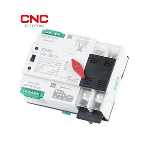 CNC 2 Pole 100A YCQ4 Automatic Transfer Switch | Reliable Power Changeover angled view automatic transfer switch Pakistan
