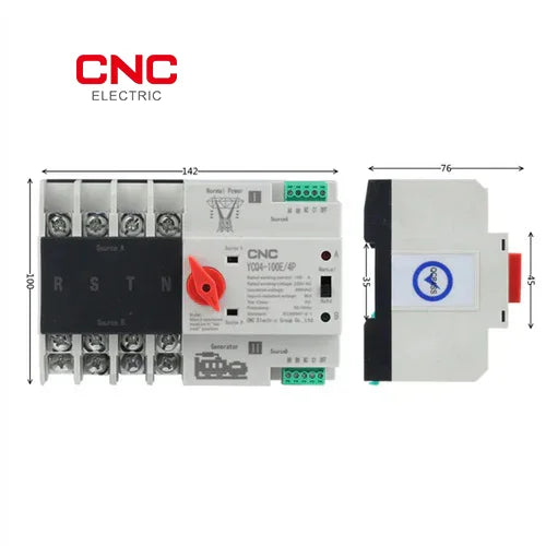 4-Pole ATS Automatic Transfer Switch 