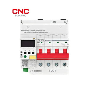 CNC Wi-Fi 4 Pole 4G 100A Smart Circuit Breaker | With Display & Advanced Protection front view Pakistan