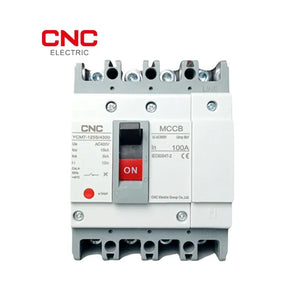 CNC AC 4 Pole MCCB 63A, 100A, 125A, 160A, 200A, 250A, 400A, 630A, 800A | Durable Electrical Protection front view Pakistan