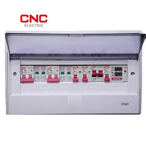 CNC 8KW Hybrid Solar DB Bundle - Safe and Durable angled view solar DB bundle Pakistan
