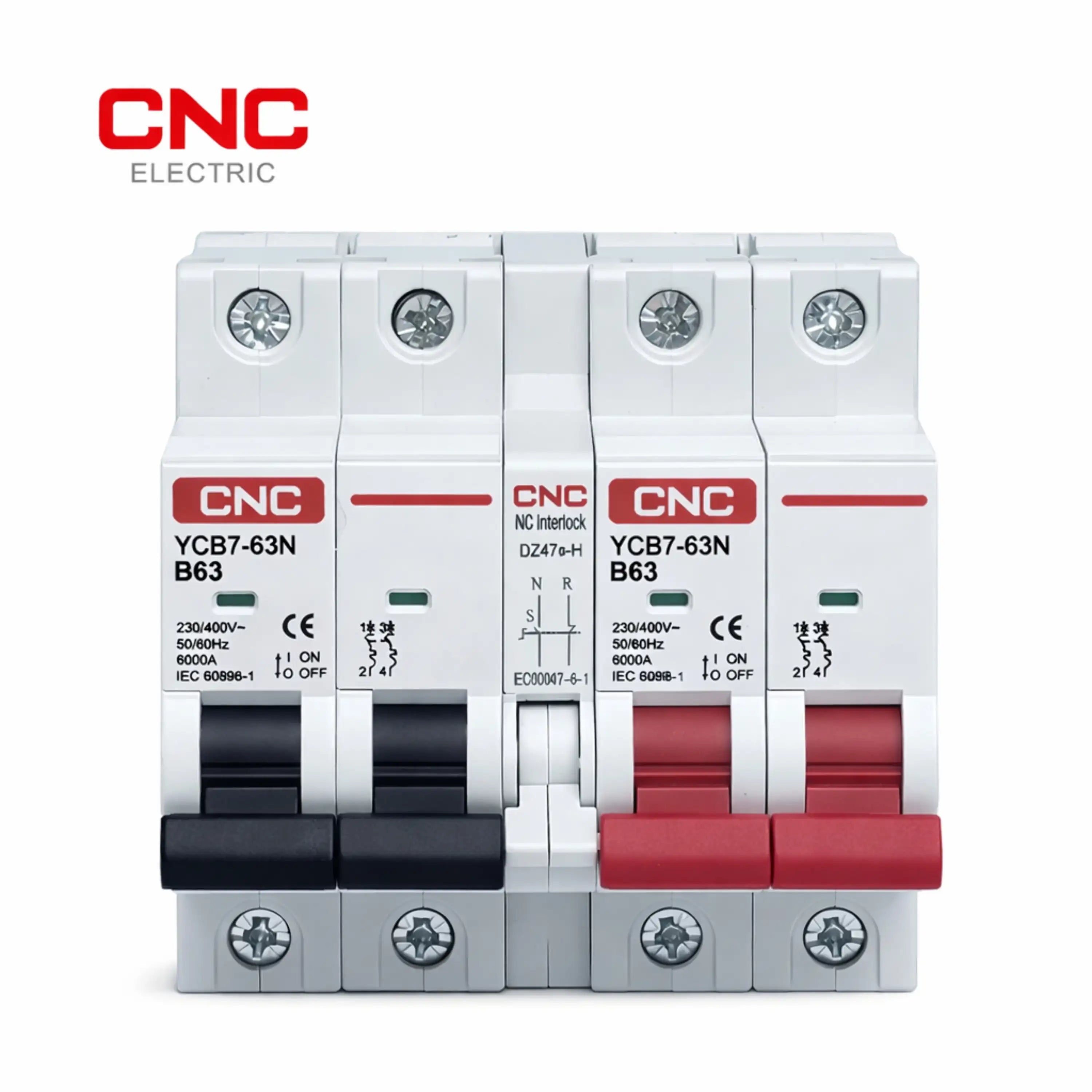 CNC AC MTS 4P(2+2) Miniature Transfer Switch 63A | Secure Power Control Solution front view Pakistan