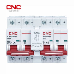 CNC DC MTS 2 Pole 125A | Battery Transfer front view miniature transfer switch Pakistan