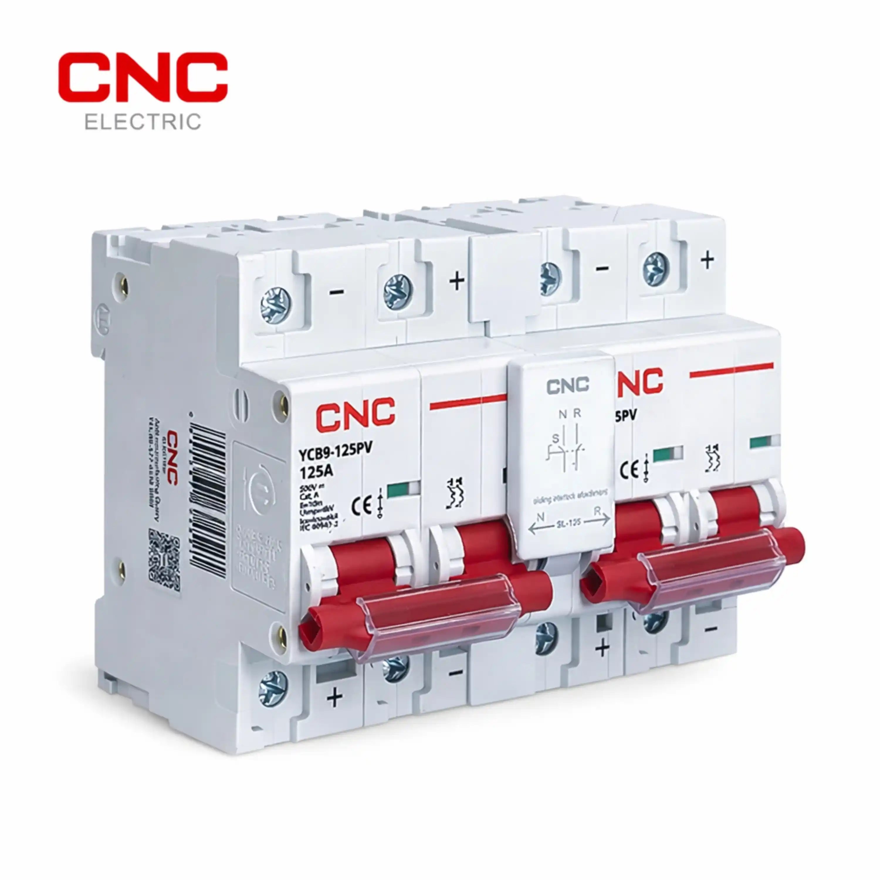 CNC DC MTS 2 Pole 125A | Battery Transfer angled view miniature transfer switch Pakistan