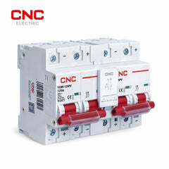 CNC DC MTS 2 Pole 125A | Battery Transfer angled view miniature transfer switch Pakistan