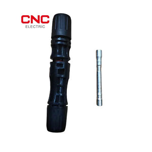 CNC MC4 Connector Solid Pin 6mm DC 1000V | Reliable Solar PV Connection front view solar panel connector Pakistan