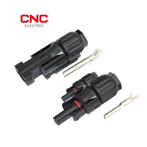 CNC DC MC4 Connector Solid Pin 4mm 1000V | Secure Solar PV Connection angled view solar panel connector Pakistan