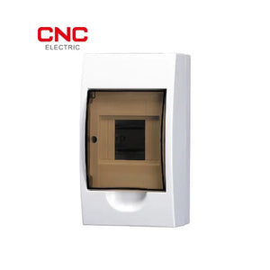 CNC Plastic Body 4, 8, 12, 18, 24 Way Distribution Box YCX1 | Surface Mount Design angled view distribution box Pakistan