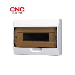 CNC Plastic Body 4, 8, 12, 18, 24 Way Distribution Box YCX1 | Surface Mount Design front view distribution box Pakistan
