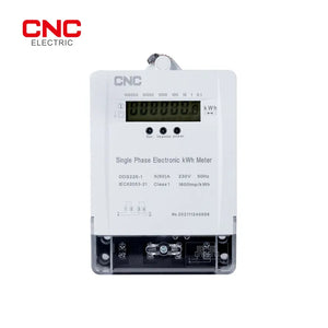 CNC Single Phase Static Watt Hour Meter DDS226-1  | Accurate Energy Measurement front view energy meter Pakistan
