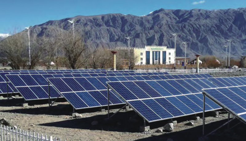 CNC YCB2200PV solar pump drive solar system layout diagram Pakistan