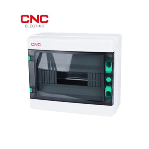 CNC Waterproof Distribution Box 12, 18 Ways HA | Safe & Weather-Resistant angled view distribution box Pakistan