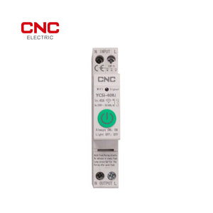 CNC Wi-Fi 1 Pole Smart Breaker 40A | Remote Control & App Monitoring front view smart WiFi circuit breaker Pakistan