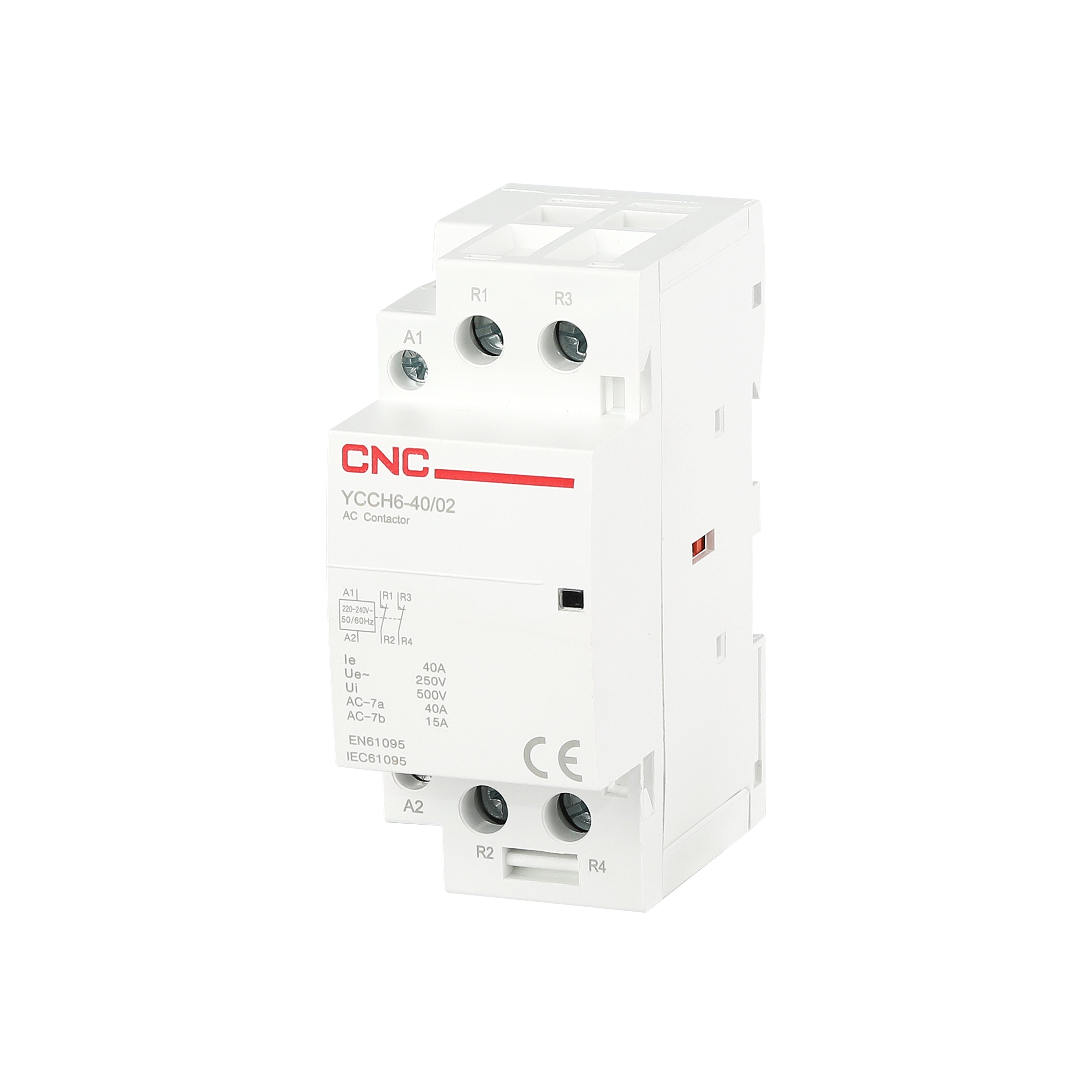 CNC YCCH6 modular contactor 40A view DIN rail AC contactor Pakistan