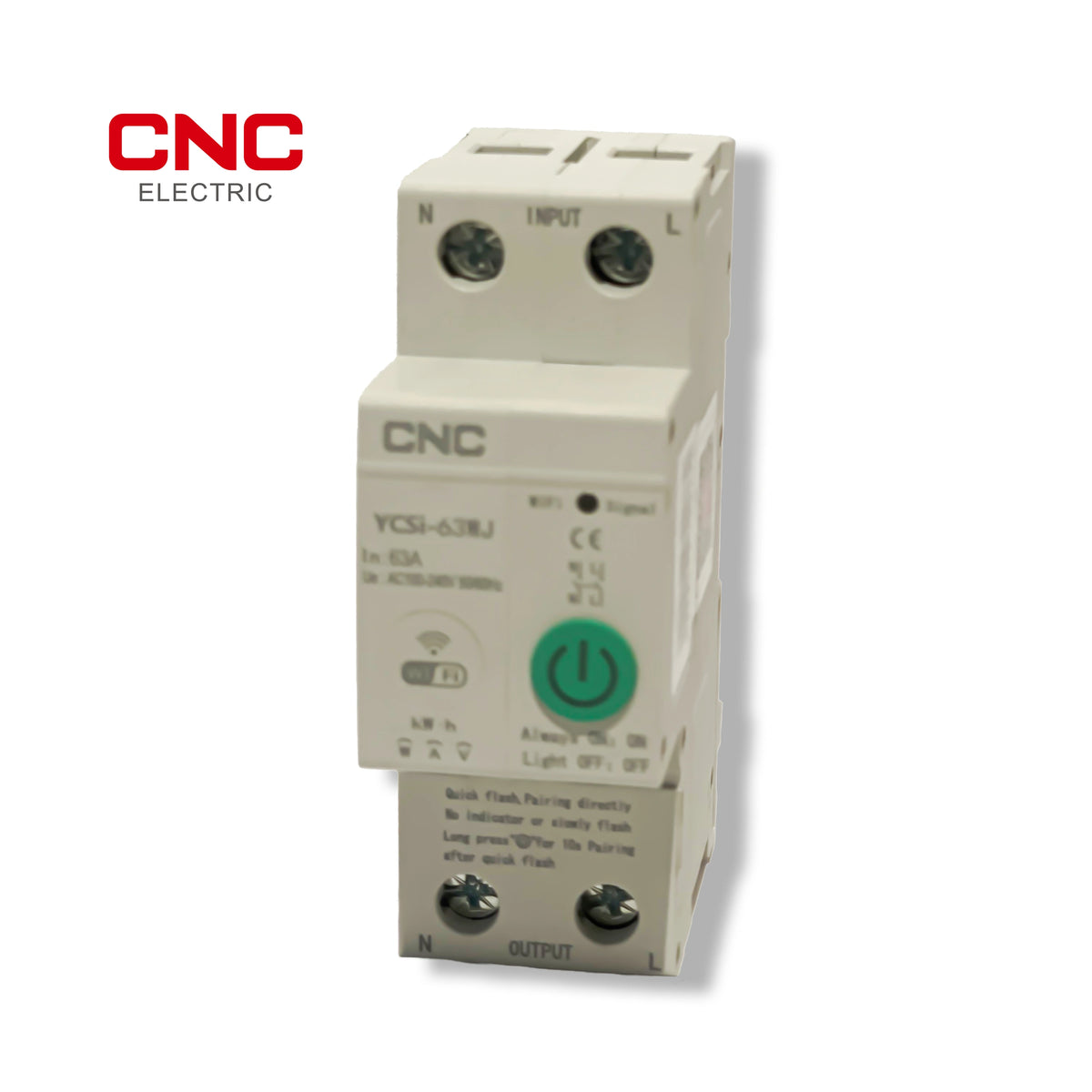 Wi-Fi 2 Pole Smart Circuit Breaker 63A YCS1-63WJ | Remote Power Control